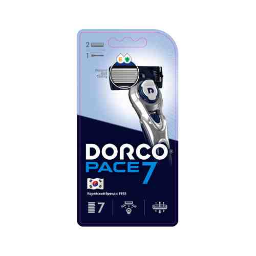 Станок для бритья c двумя сменными кассетами Dorco Pace 7арт. ID: 979954