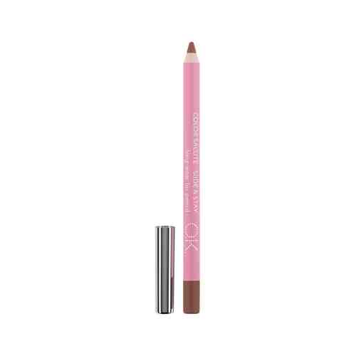 Стойкий карандаш для губ коричнево-бежевый O.K.Beauty Color Salute Slide & Stay Liplinerарт. ID: 973606