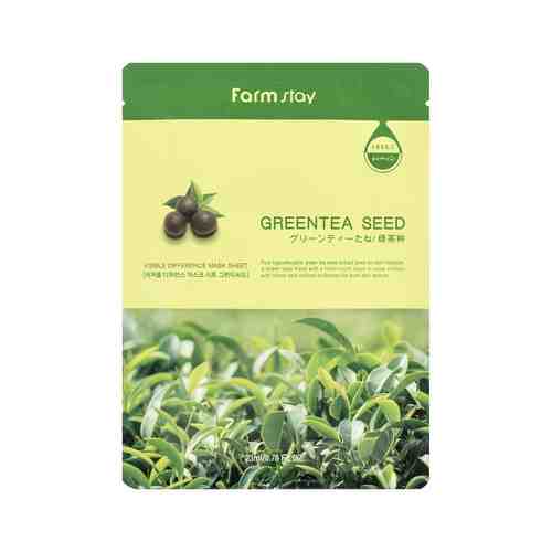 Тканевая маска для лица с экстрактом семян зеленого чая FarmStay Visible Difference Mask Sheet Greentea Seedарт. ID: 961267