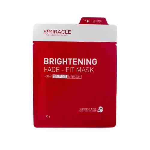 Тканевая маска для сияния кожи лица S+Miracle Brightening Face Fit Maskарт. ID: 943765