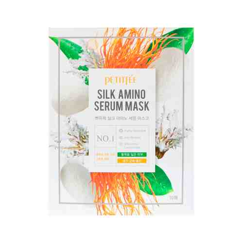 Тканевая маска с аминокислотами шелка Petitfee Silk Amino Serum Maskарт. ID: 948553