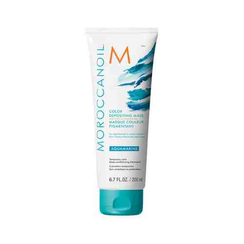Тонирующая маска для светлых и средне-светлых волос Aquamarine Moroccanoil Color Depositing Maskарт. ID: 963567