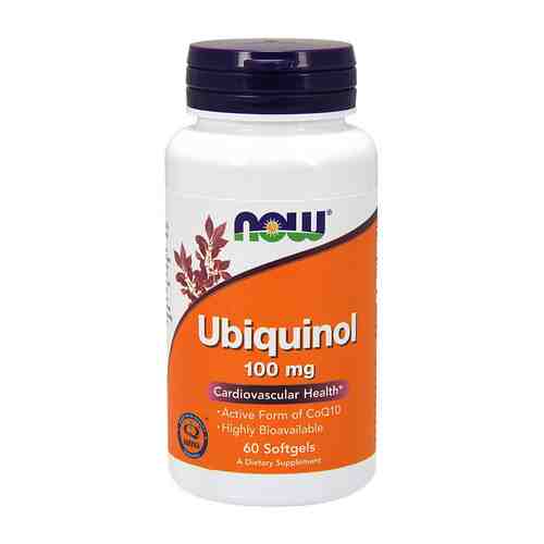 Убихинол для здоровья сердечно-сосудистой системы Now Ubiquinol 100 mgарт. ID: 971329