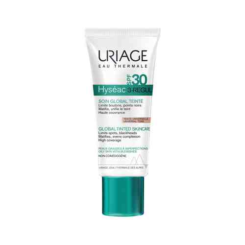 Универсальный тональный уход для жирной и проблемной кожи лица Uriage Hyseac Global Tinted Skincare SPF 30арт. ID: 979493