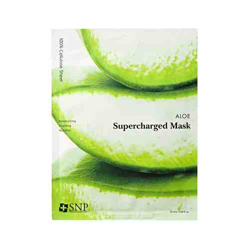 Успокаивающая тканевая маска для лица с экстрактом алоэ SNP Aloe Supercharged Maskарт. ID: 970405