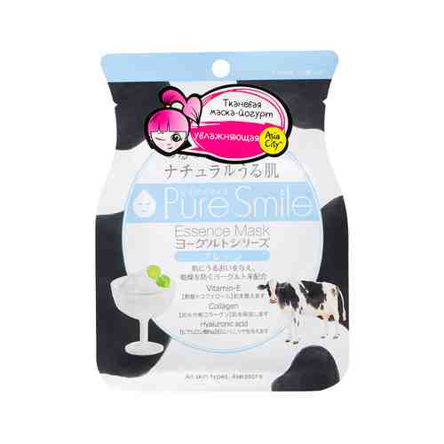 Увлажняющая тканевая маска для лица на йогуртовой основе Sunsmile Pure Smile Essence Yogurt Maskарт. ID: 940787