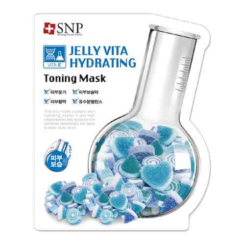 Увлажняющая тонизирующая тканевая маска для лица с витамином Е SNP Jelly Vita Hydrating Toning Maskарт. ID: 890353