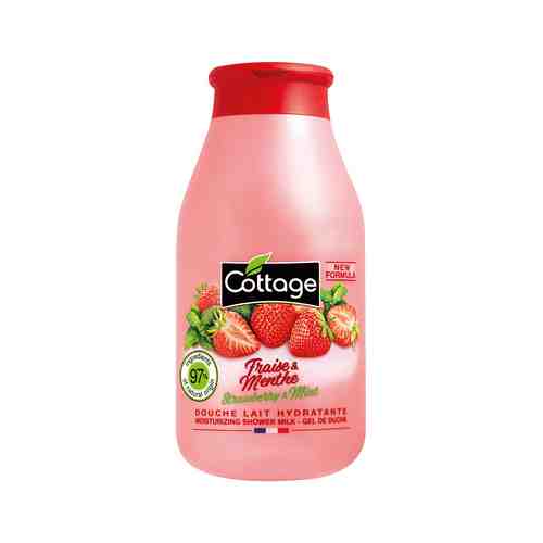 Увлажняющее молочко для душа с ароматом клубники и мяты Cottage Moisturizing Shower Milk - Strawberry & Mintарт. ID: 947545