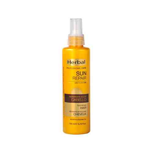 Увлажняющий и питательный спрей-бальзам для восстановления волос после солнца с кератином и маслом кунжута