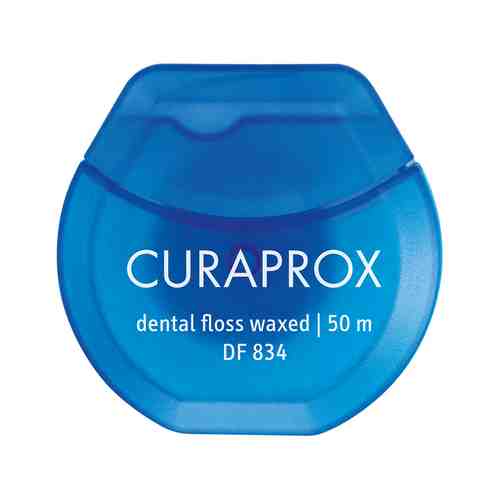 Вощеная зубная нить с ароматом мяты 50 м Curaprox Dental Floss Waxed DF 834арт. ID: 947827