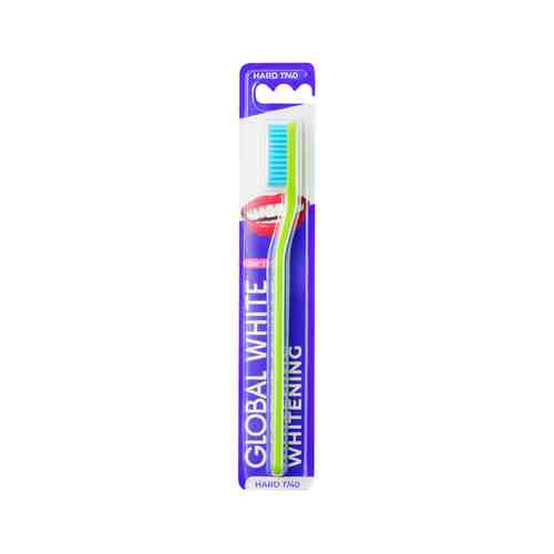 Жесткая зубная щетка c отбеливающими частицами Global White Whitening Toothbrush Hardарт. ID: 988760