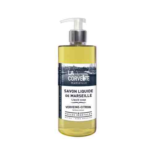 Жидкое мыло для тела с ароматом вербены и лимона 500 мл La Corvette Savon Liquide De Marseille Verveine-Citronарт. ID: 922779