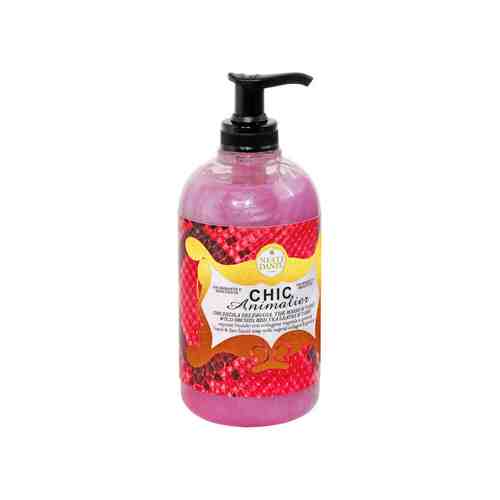 Жидкое розовое мыло для тела Nesti Dante Chic Animalier Red Liqied Soapарт. ID: 915370