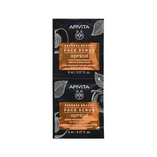 Деликатный скраб-эксфолиант для лица с абрикосом Apivita Express Beauty Gentle Exfoliation Apricot Face Scrubарт. ID: 979389