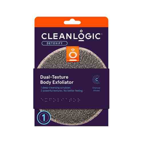 Двусторонняя мочалка для тела Cleanlogic Detoxify Dual-Texture Body Exfoliatorарт. ID: 960446