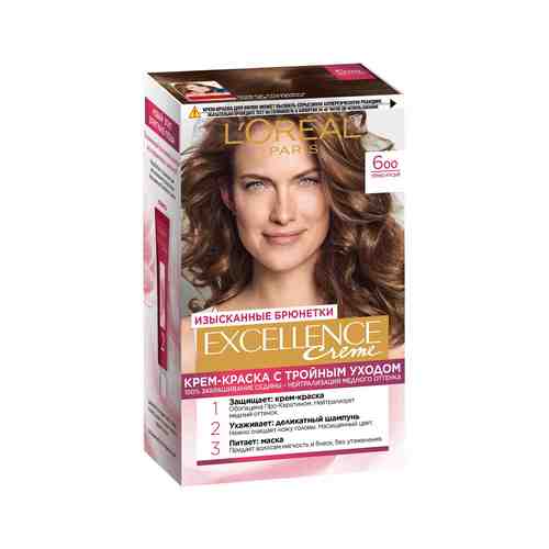 Крем-краска для волос с тройным уходом 6 L'Oreal Excellence Cremeарт. ID: 921900