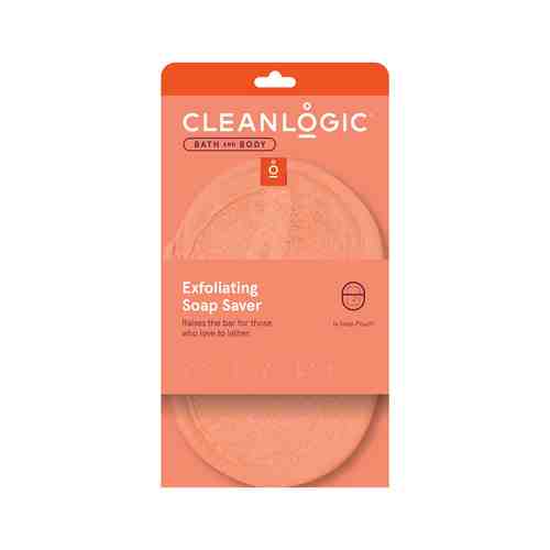 Мочалка для тела с карманом для мыла Cleanlogic Bath & Body Exfoliating Soap Saverарт. ID: 960431