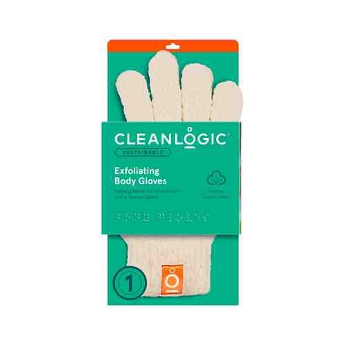 Набор из 2 мочалок-перчаток из органического хлопка Cleanlogic Sustainable Exfoliating Body Glovesарт. ID: 960439