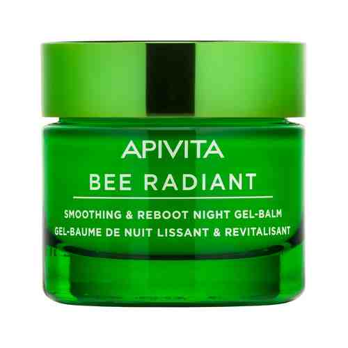 Ночной разглаживающий и обновляющий гель-бальзам для лица Apivita Bee Radiant Smoothing and Reboot Night Gel-Balmарт. ID: 979549