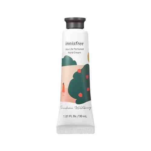 Парфюмированный крем для рук с ароматом лесной малины Innisfree Jeju Life Perfumed Hand Cream Sunshine Wildberryарт. ID: 987739