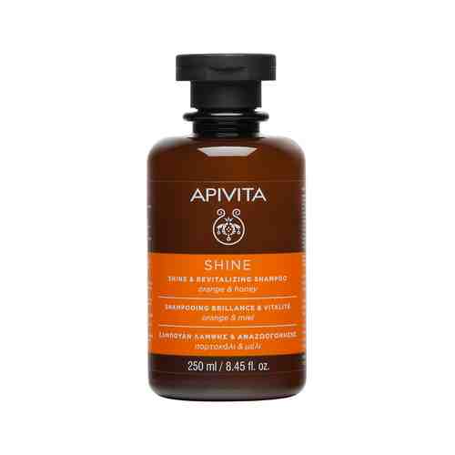 Шампунь для блеска и силы волос с апельсином и медом Apivita Shine and Revitalizing Orange and Honey Shampooарт. ID: 979398
