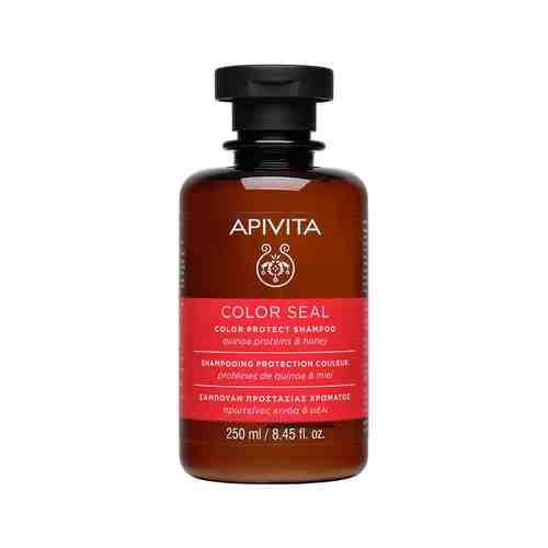 Шампунь для окрашенных волос с протеинами киноа и медом Apivita Color Seal Color Protect Quinoa Proteins and Honey Shampooарт. ID: 979349