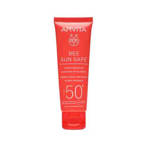 Солнцезащитный успокаивающий крем для чувствительной кожи лица Apivita Bee Sun Safe Hydra Sensitive Soothing Face Cream SPF 50+арт. ID: 990672