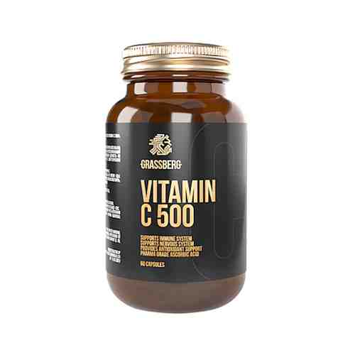Витамин C Grassberg Vitamin C 500 mg 60 Capsарт. ID: 974092